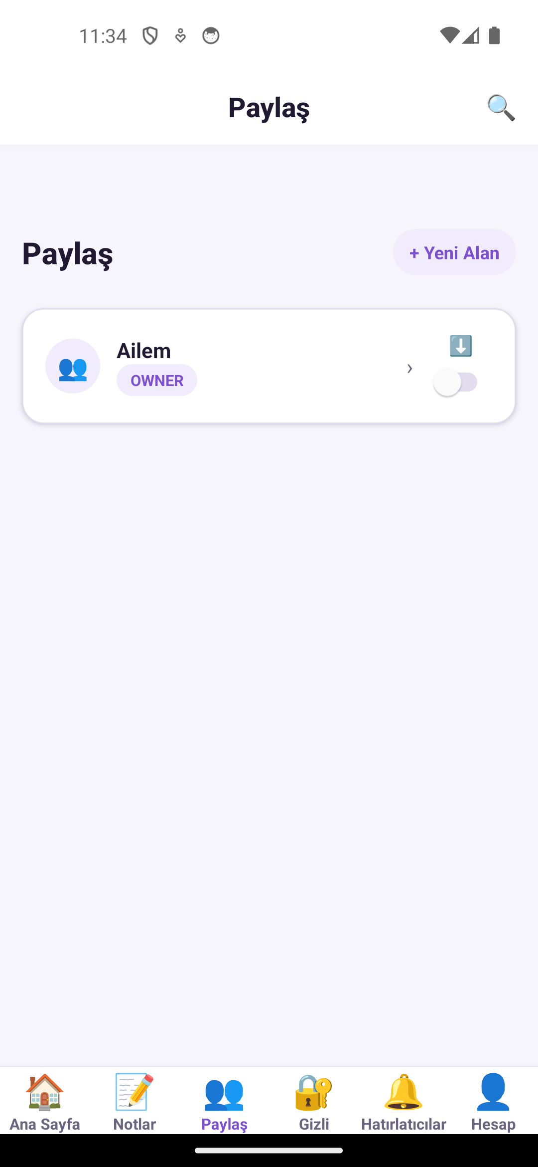 HobNote Paylaşım Alanları